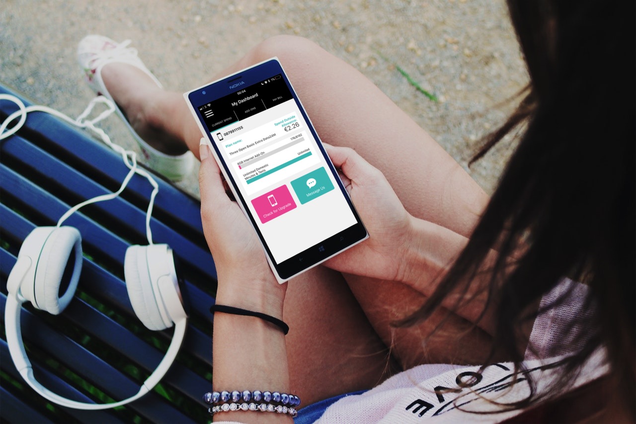 Three Mobile: customer self-care app